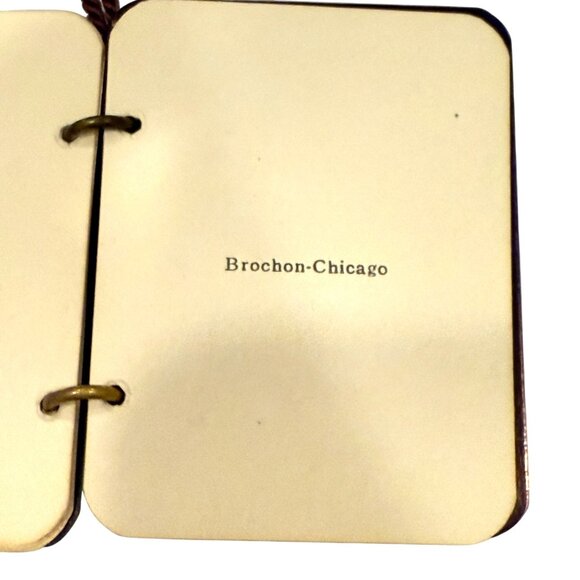 Vintage Sigma Kappa Alpha Phi Winter Formal Dance Card 1931 Purple Celluloid - Picture 10 of 10